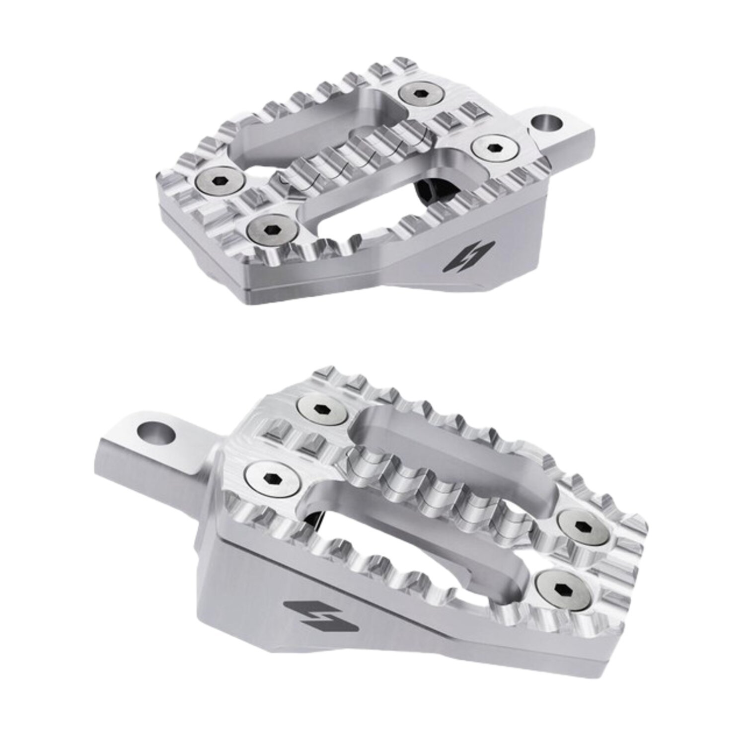 Kraus, EXO foot peg peg set. Machine alu top / Mach alu base