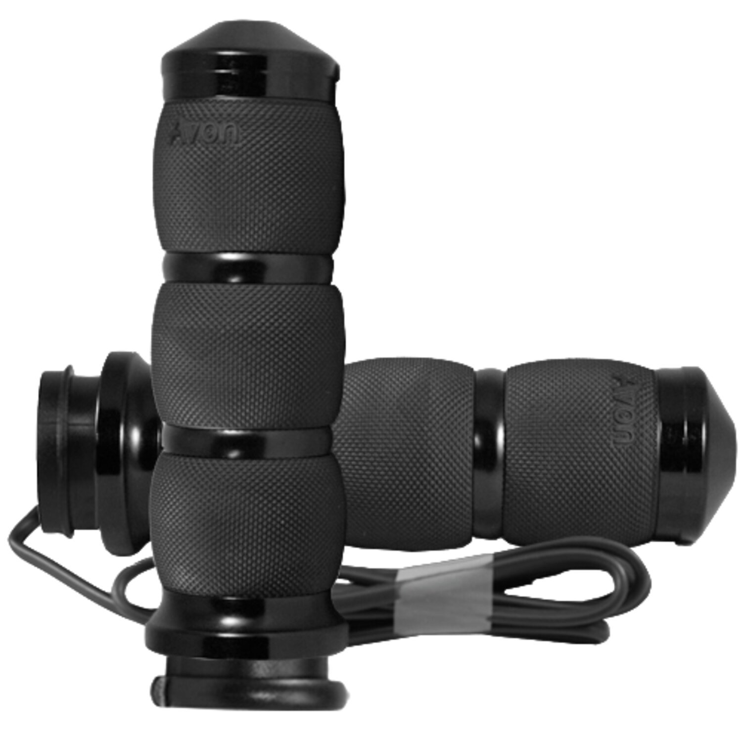Avon, Heated Air Cushion Grips, Black Anodized , e- Throttle