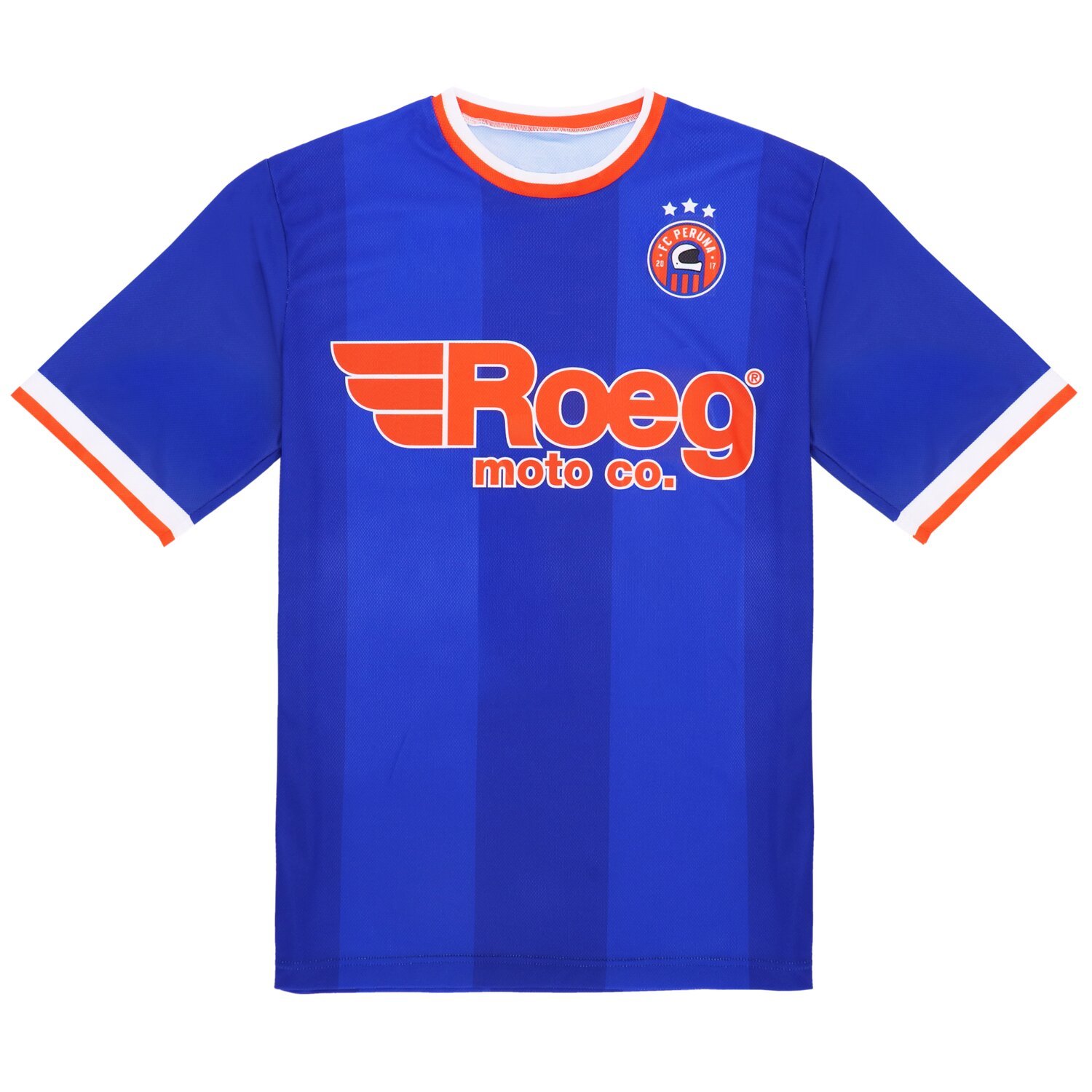 Roeg Peruna LE futbola krekls, zils, oranžs, M