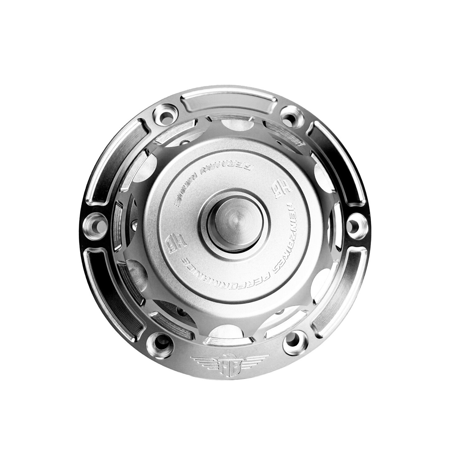 HeinzBikes, 'Performance' vented gas cap, Silver, Anodized
