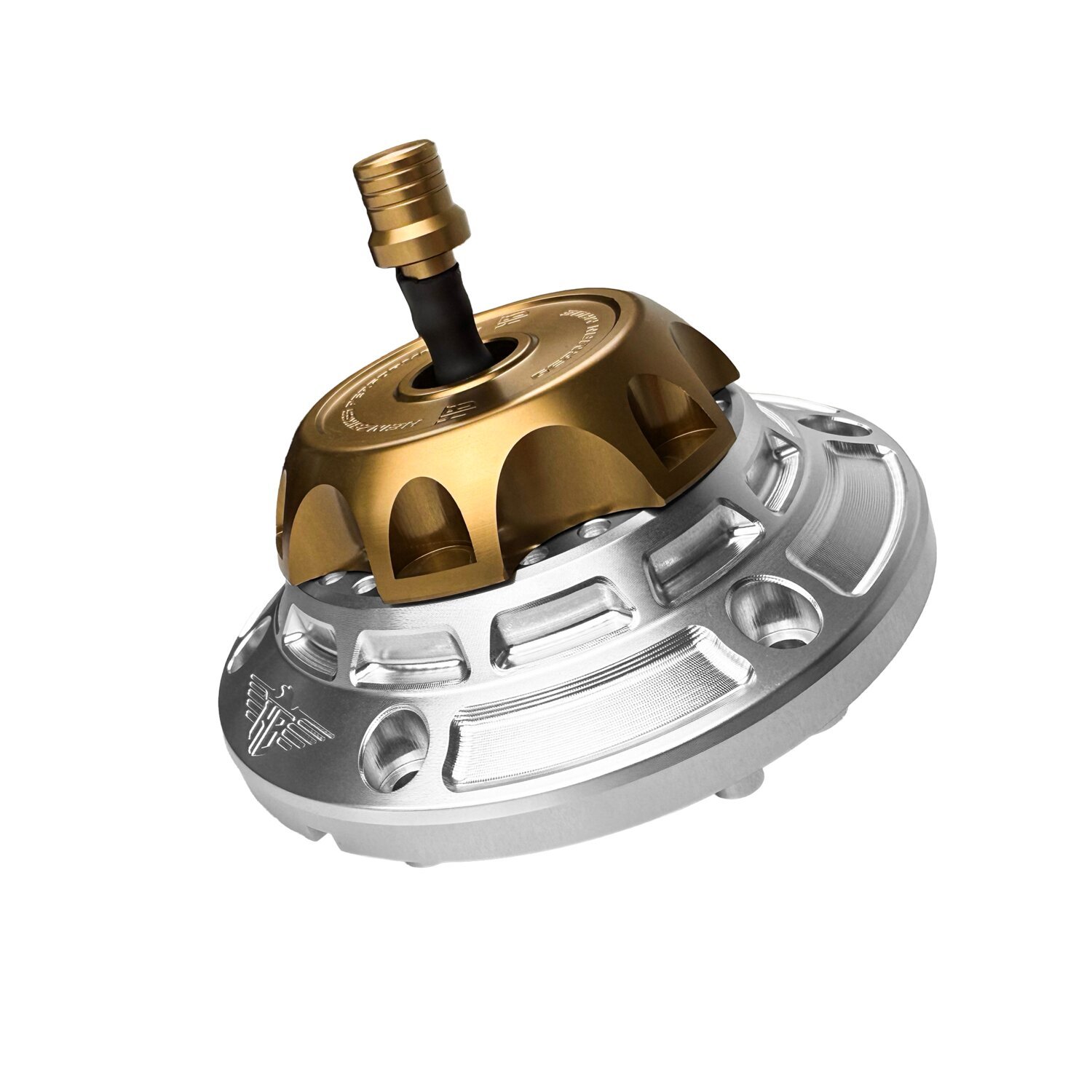 HeinzBikes, 'Performance' vented gas cap, silver, Bronze, Anodized