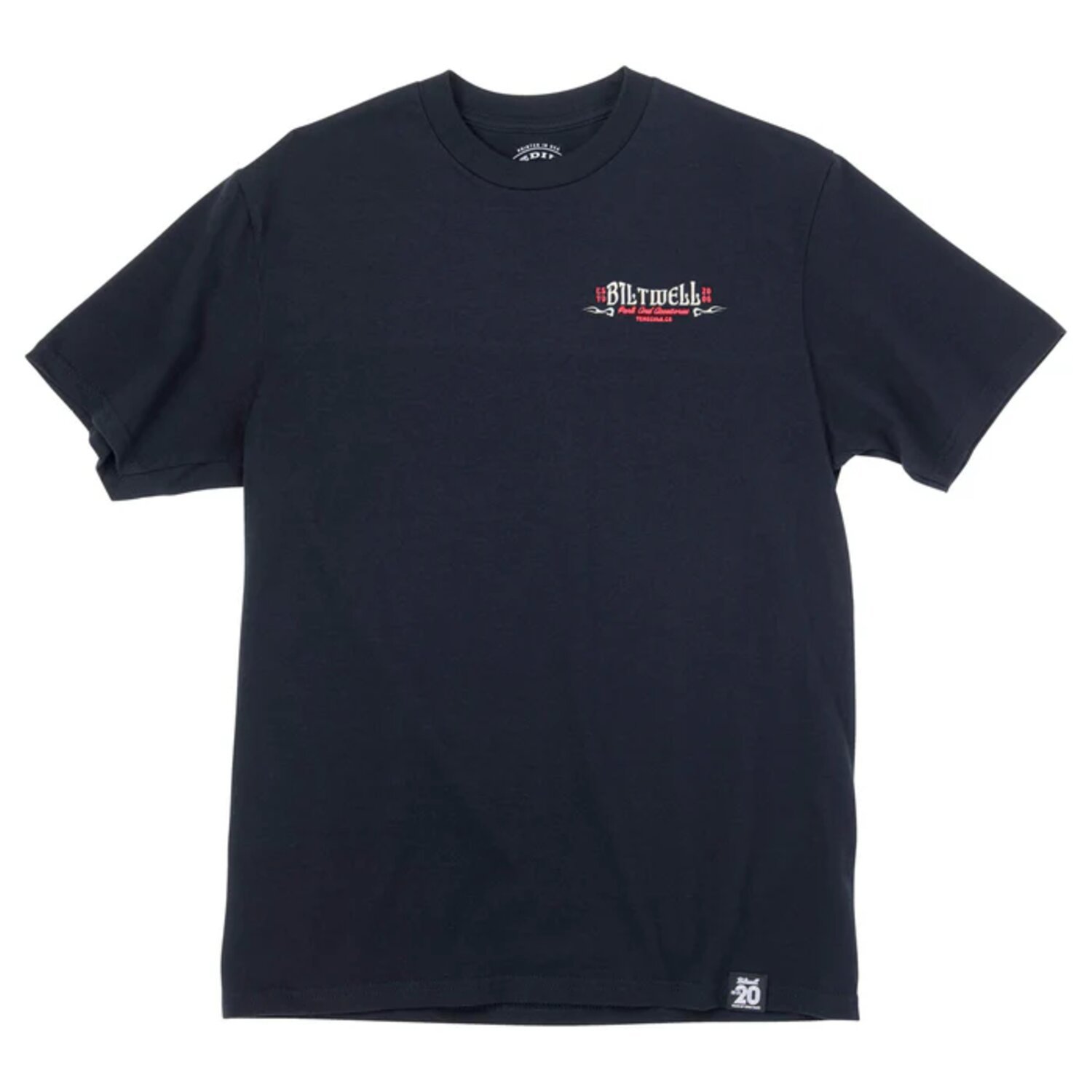 Biltwell Lane Splitter t-shirt, Black, XL