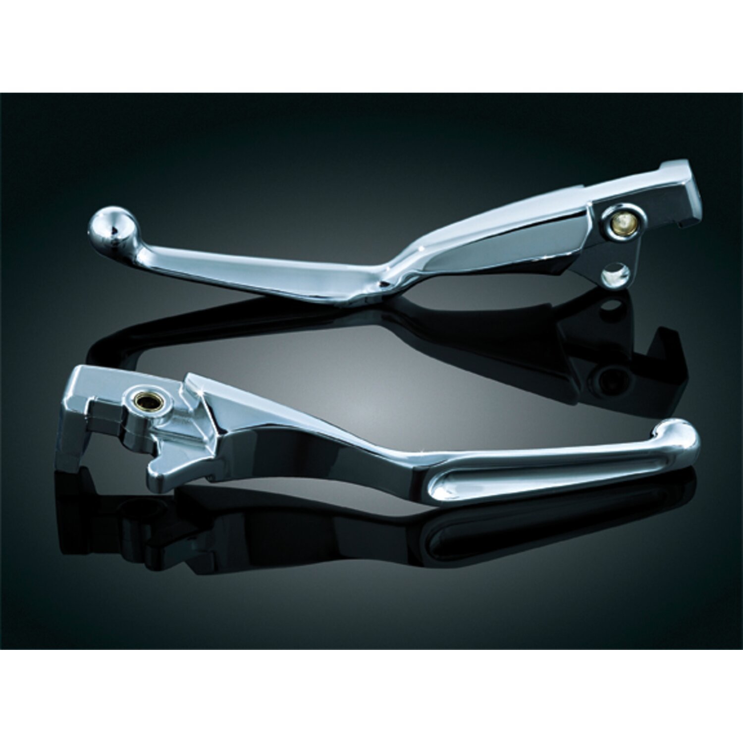 Kuryakyn, Wide style levers, Silver, Chrome
