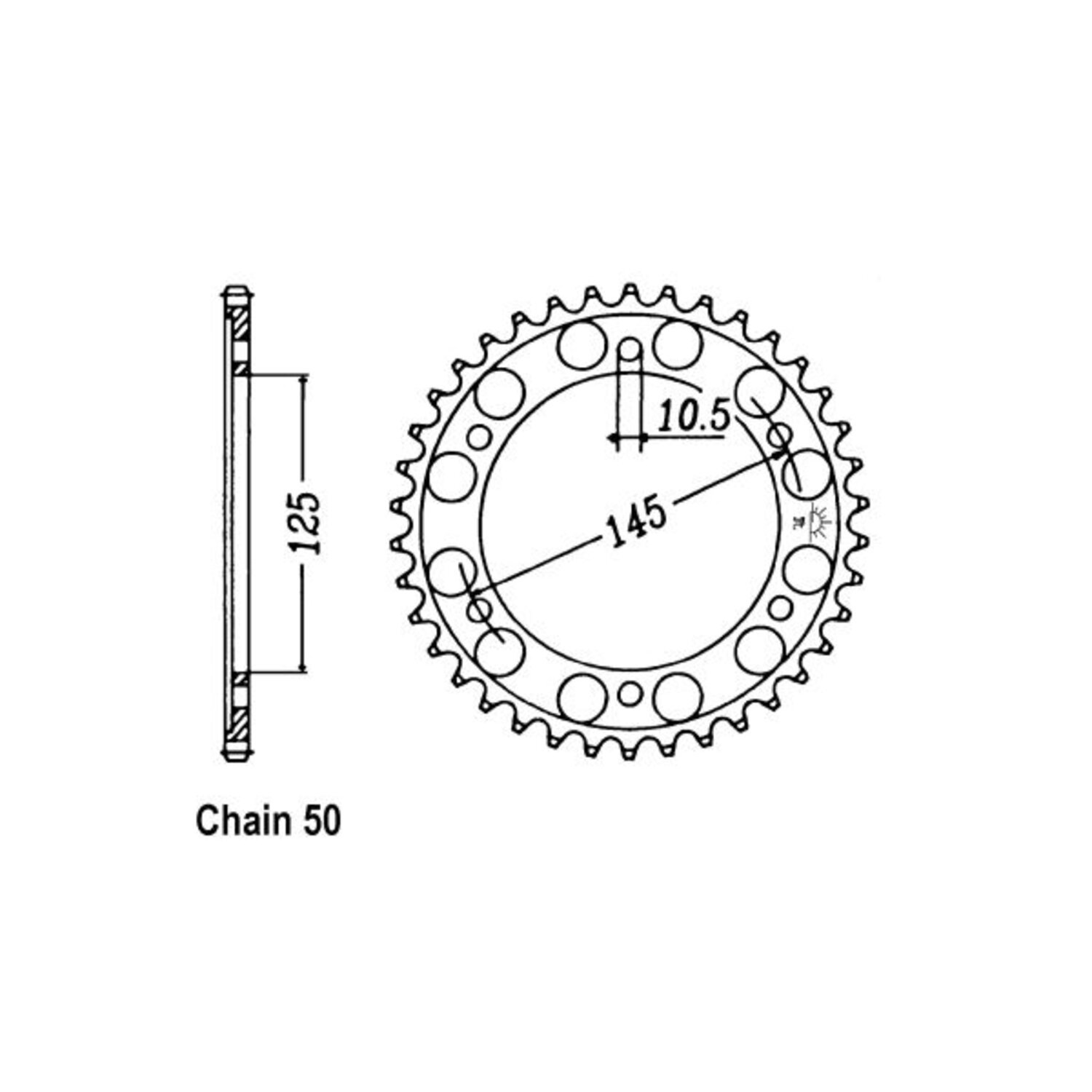 JT Rear Sprocket 865.45