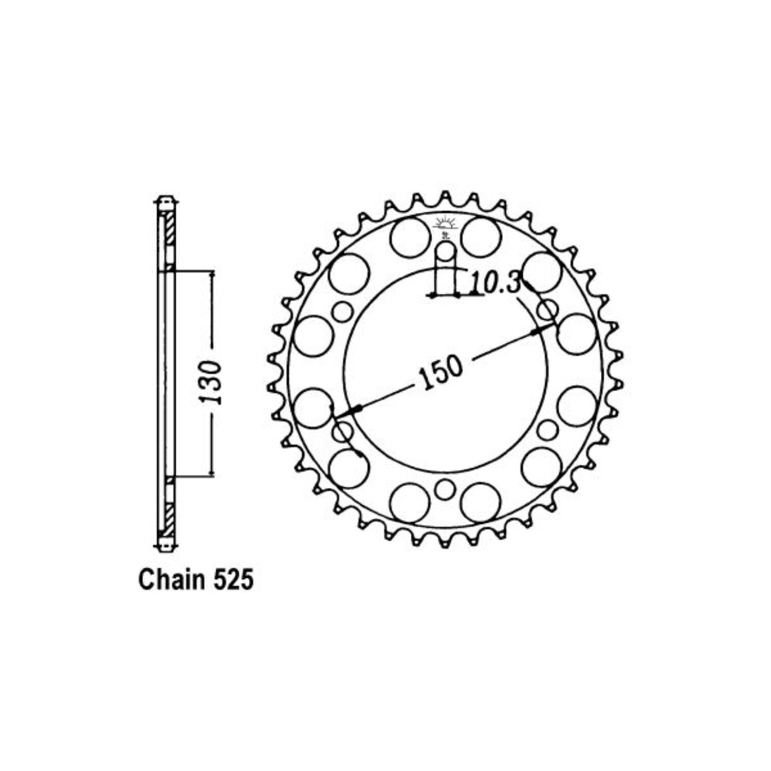 JT Rear Sprocket 300.42