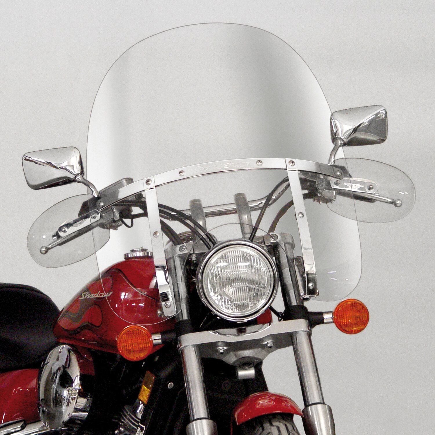 NC hand deflectors, light Unpainted, tinted