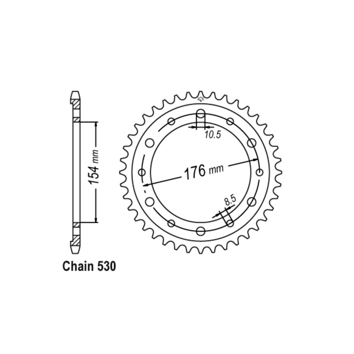 JT Rear Sprocket 1340.44