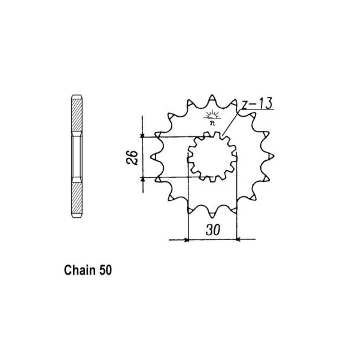 JT Front Sprocket 1180.17