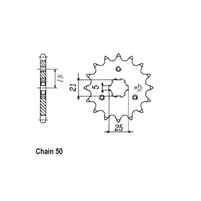 JT steel front sprockets are manufactured using Japanese SCM420 Chromoly or C49 high carbon steel. Accurately machined with the tightest of tolerances to guarantee a perfect fit and chain alignment. Fully heat treated 