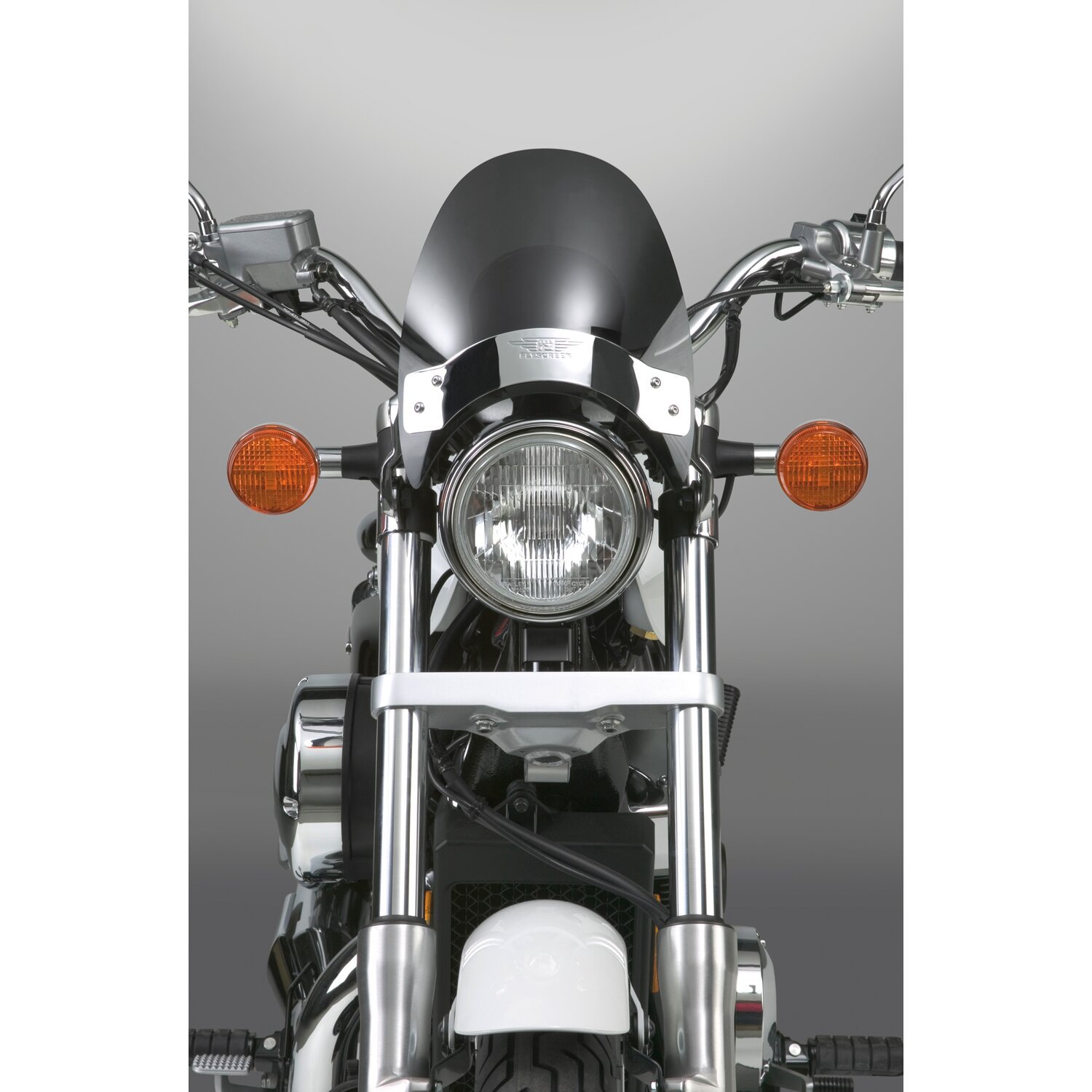 National Cycle Flyscreen® LS dark tint, Gray, Chrome
