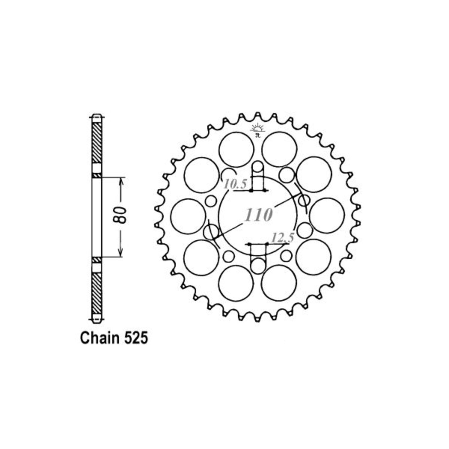 JT Rear Sprocket 1332.42