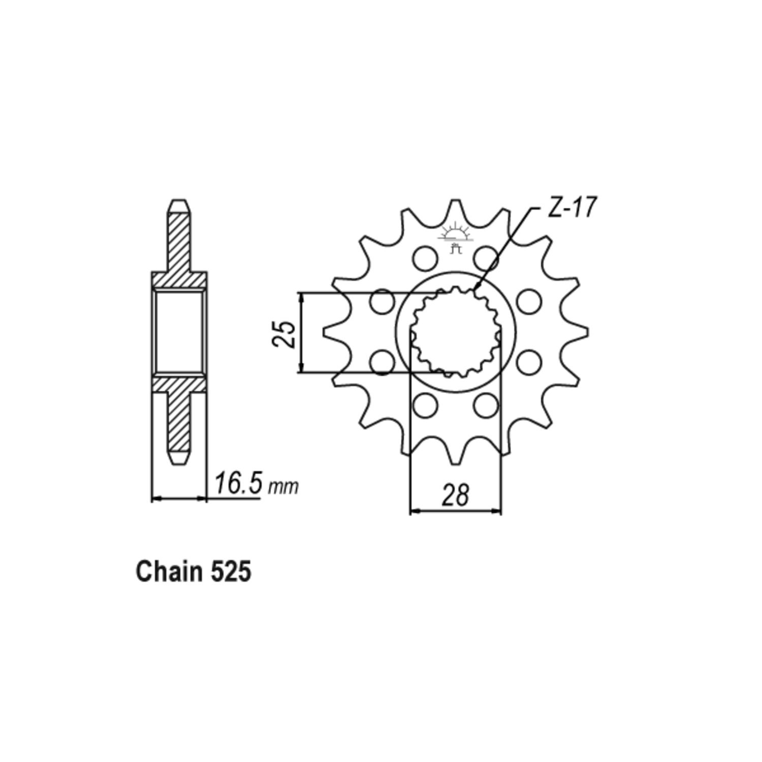 JT Front Sprocket 1904.17