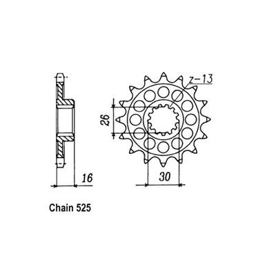 JT steel front sprockets are manufactured using Japanese SCM420 Chromoly or C49 high carbon steel. Accurately machined with the tightest of tolerances to guarantee a perfect fit and chain alignment. Fully heat treated