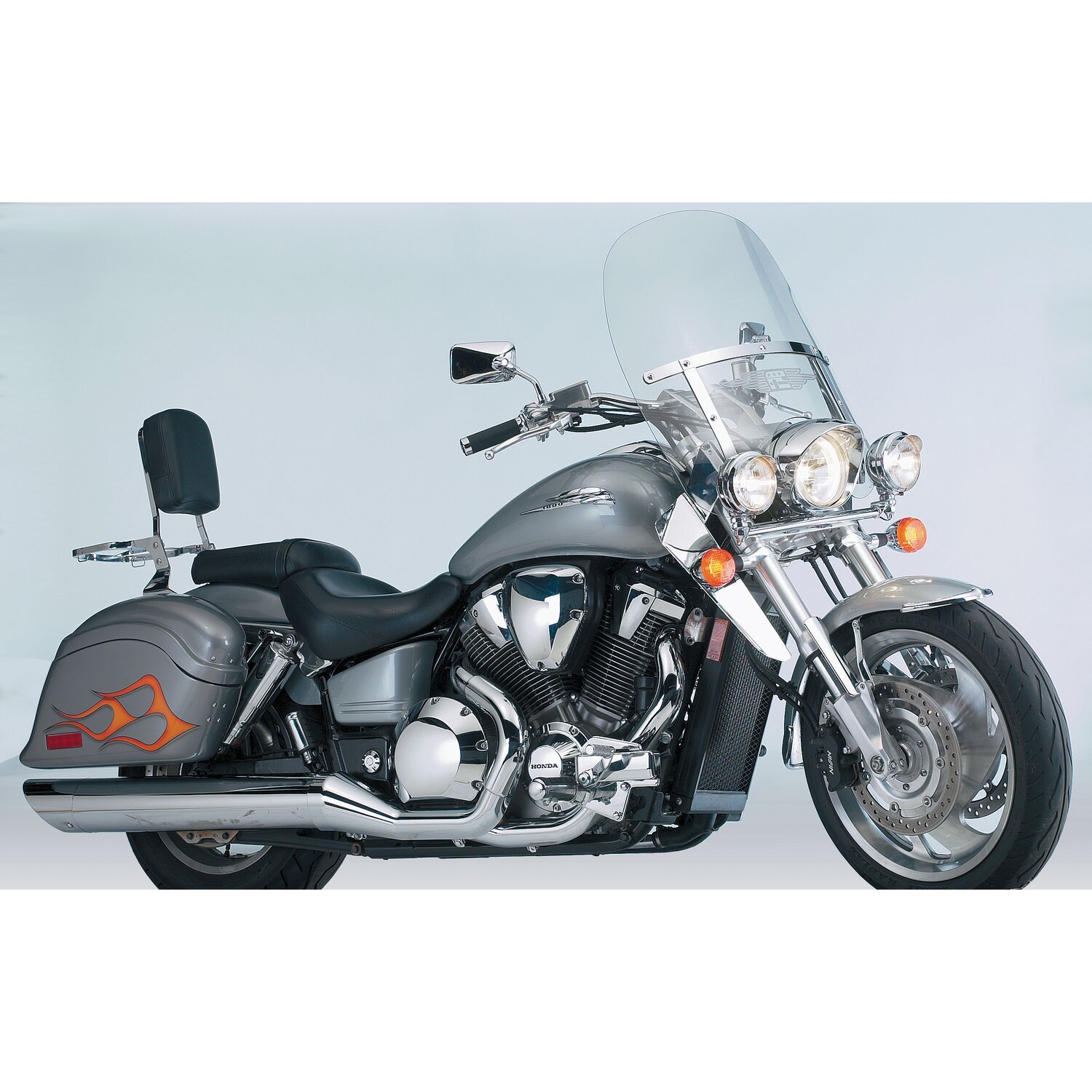 National Cycle Heavy Duty lower deflectors, Chrome