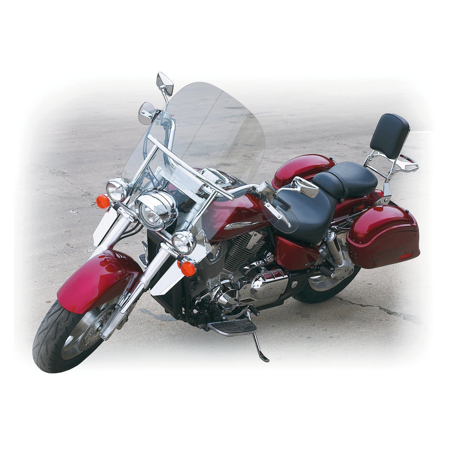 National Cycle Heavy Duty lower deflectors, Chrome