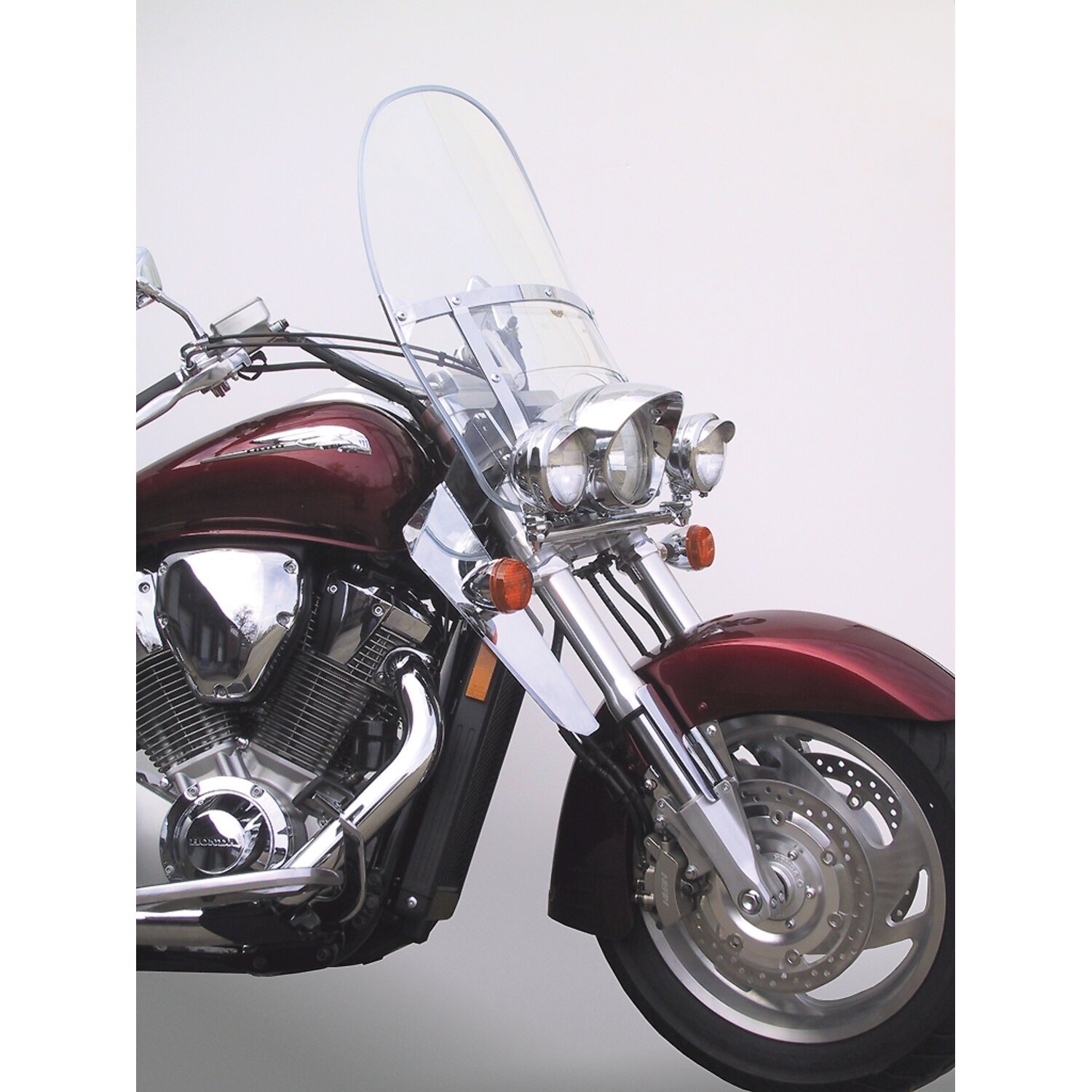 National Cycle Heavy Duty lower deflectors, Chrome