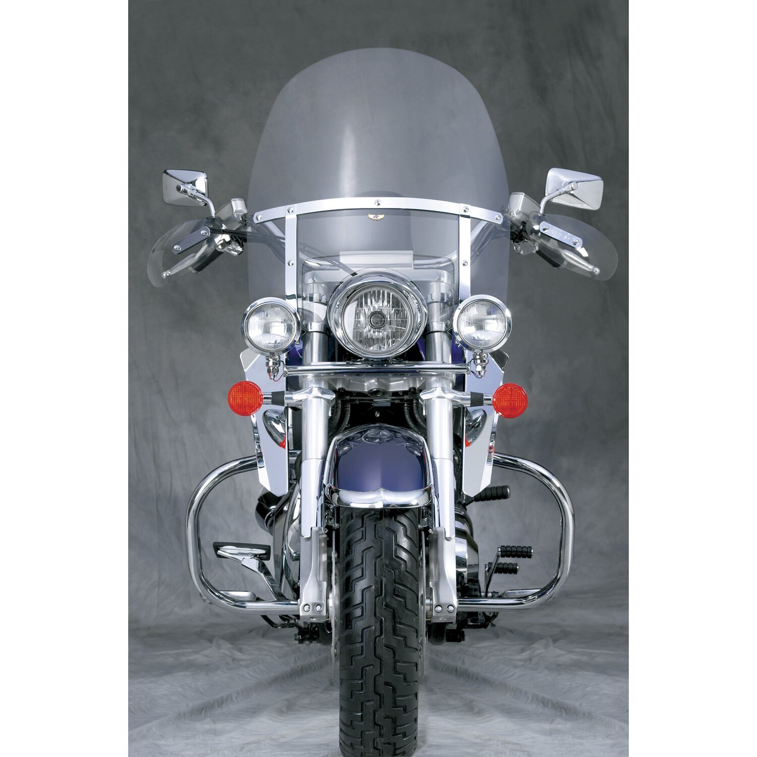 National Cycle Heavy Duty lower deflectors, Chrome