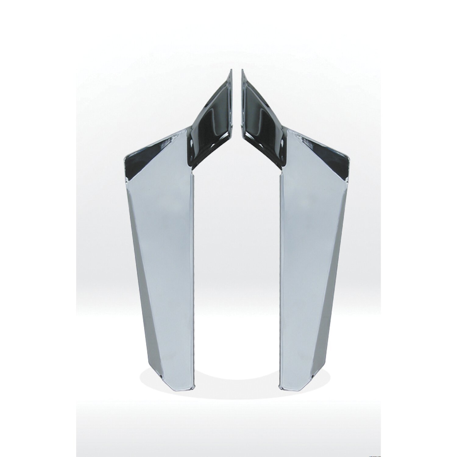 National Cycle Heavy Duty lower deflectors, Chrome