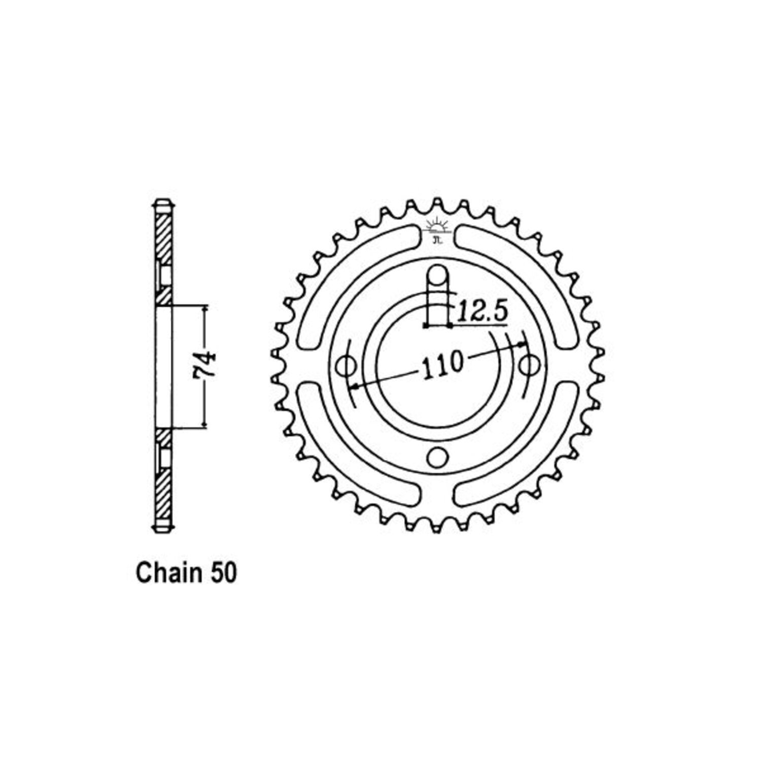 JT Rear Sprocket 854.38