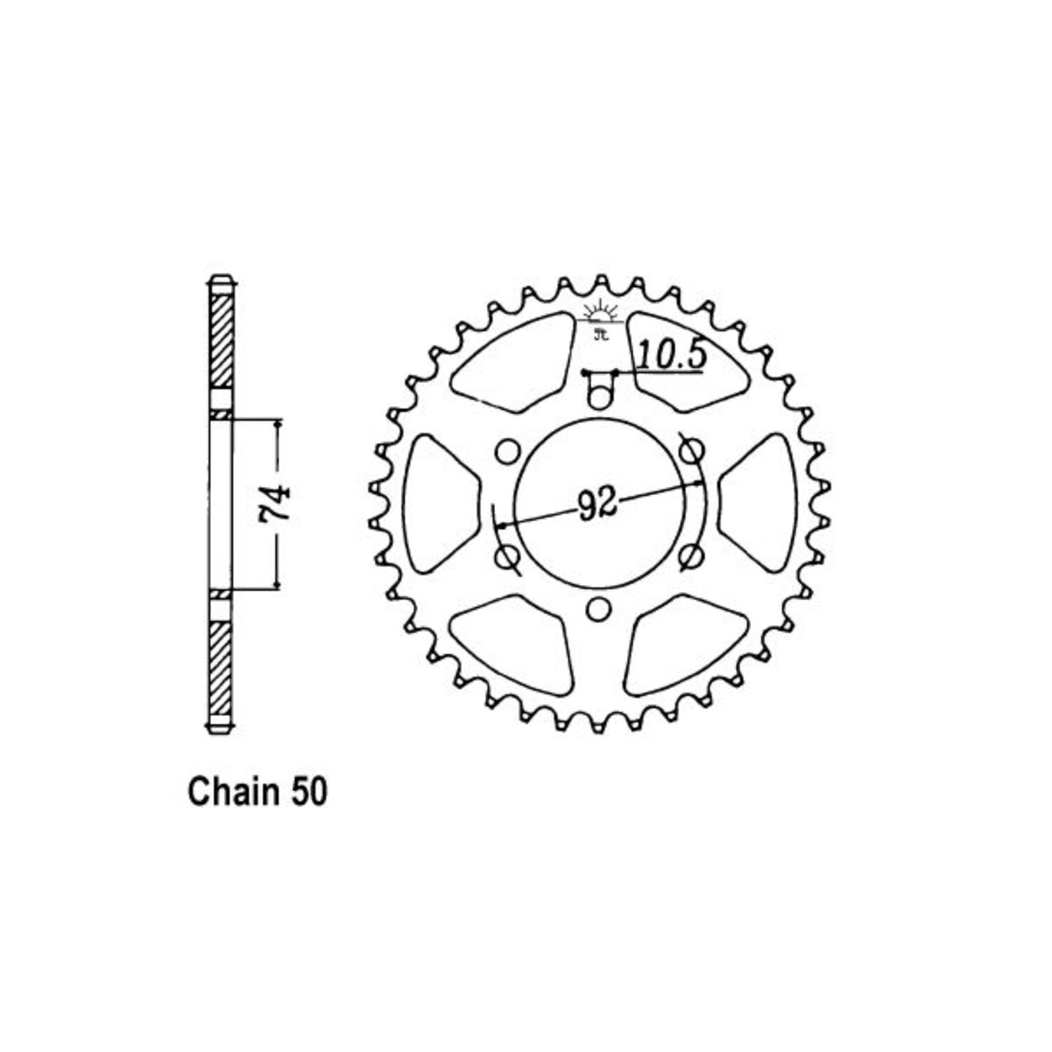 JT Rear Sprocket 856.45