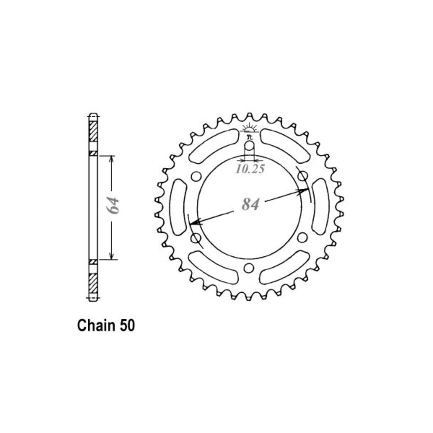 JT Rear Sprocket 814.33
