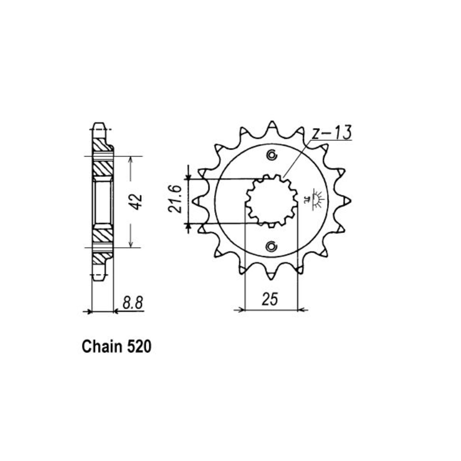 JT Front Sprocket 512.17