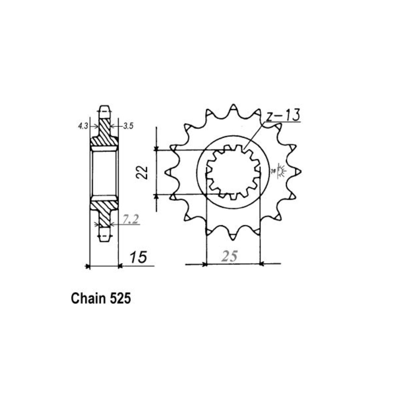 JT Front Sprocket 1182.15