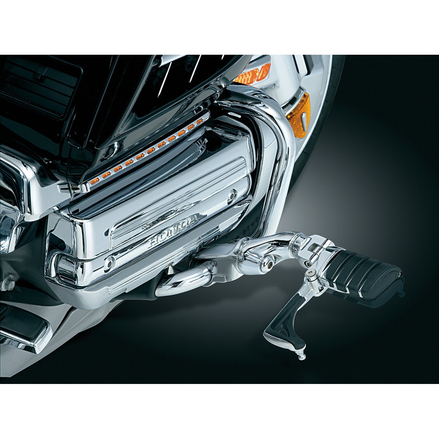 Kuryakyn, Ergo II cruise mounts with mini arms, Chrome