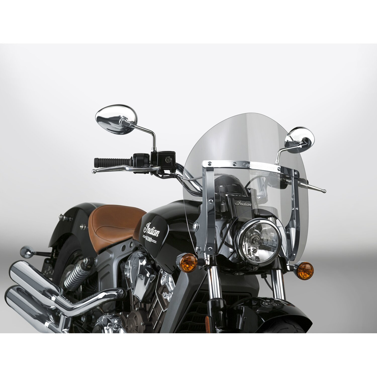 NC SwitchBlade® Quick Release Windshield Shorty® Tint, Gray