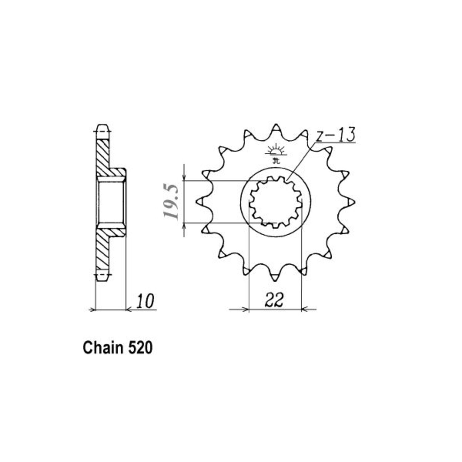 JT Front Sprocket 432.15