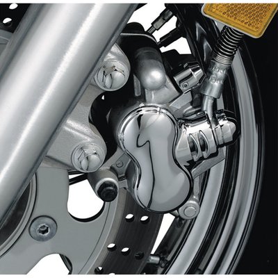 Caliper cover installs in minutes. No tools required.