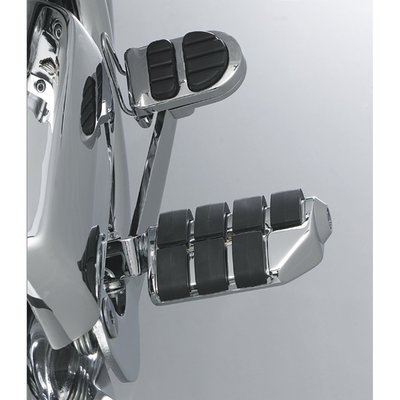 Covers the raw, unfinished end of your brake pedal. Beautiful chrome with rubber inserts for a non-slip surface.
