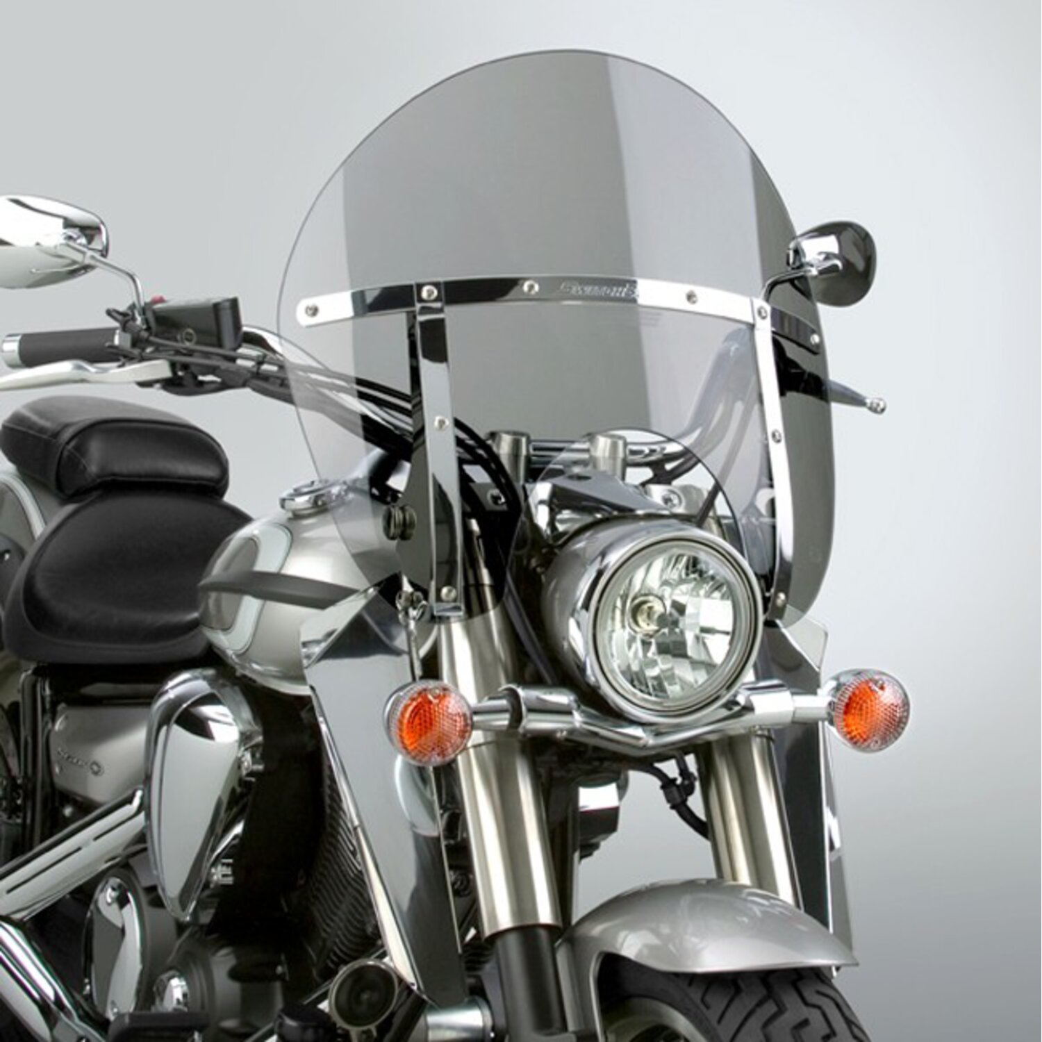 NC SwitchBlade® Quick Release Windshield Chopped™ Tint, Gray