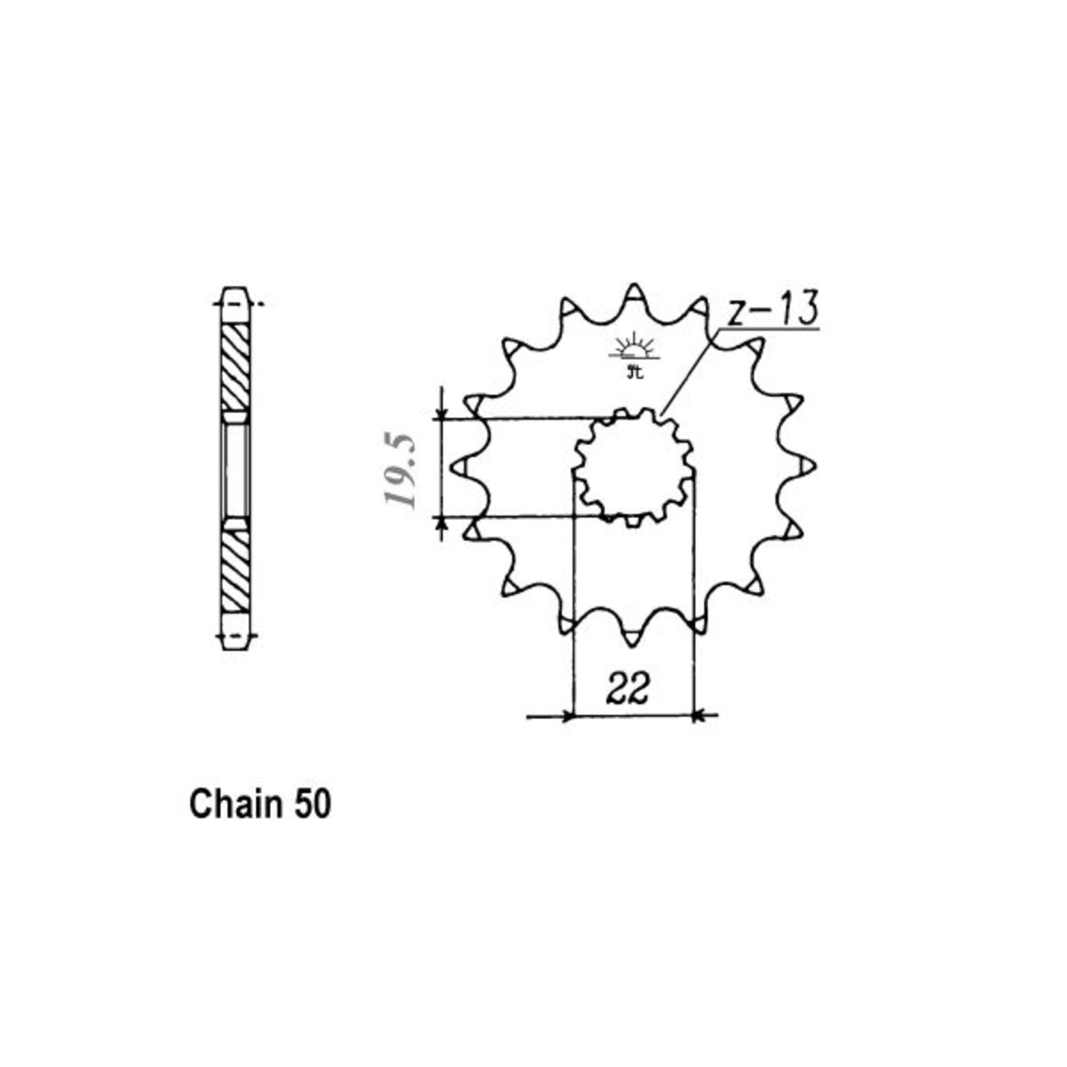 JT Front Sprocket 435.15