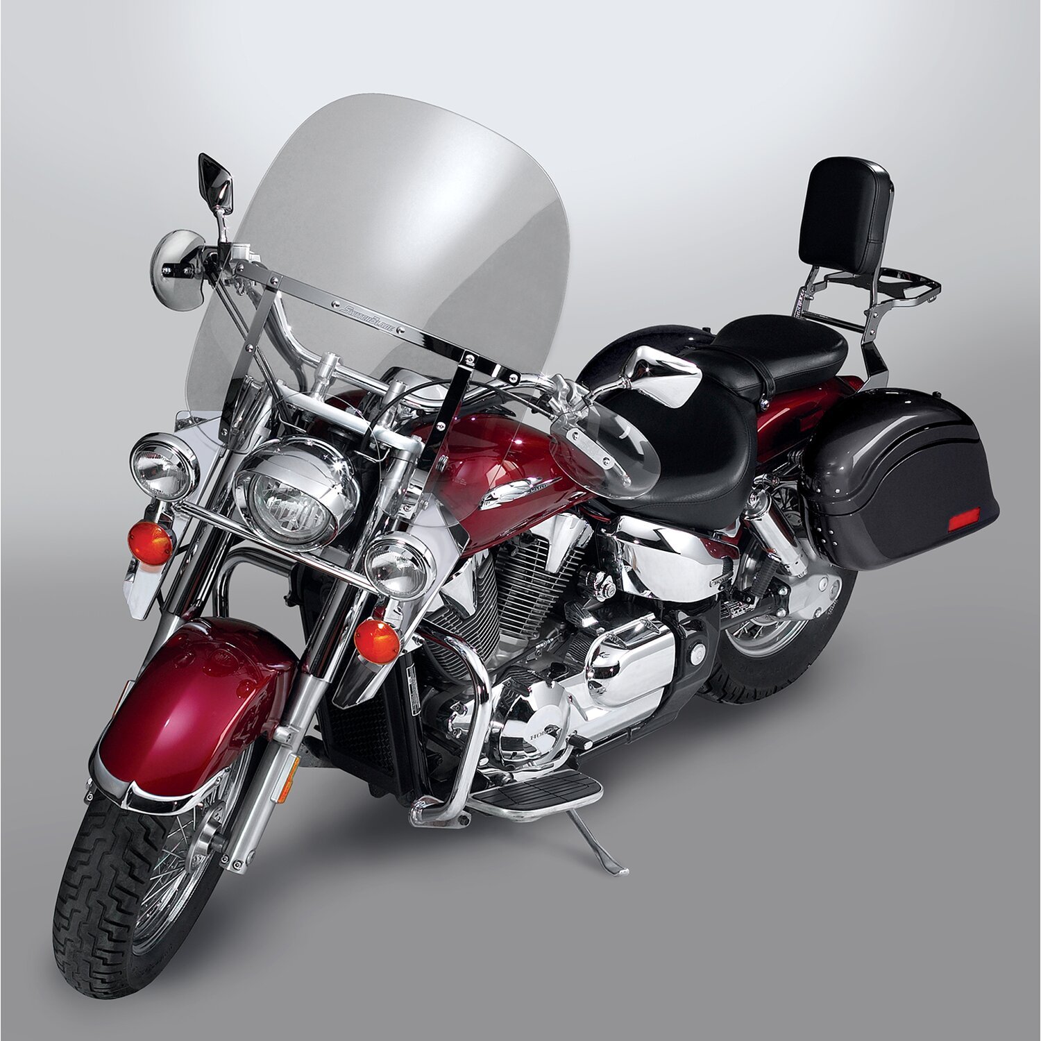 NC SwitchBlade® Quick Release Windshield 2-Up, clear
