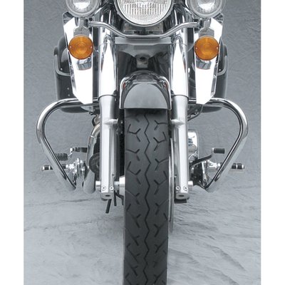The National Cycle Paladin® engine guard is made from thick walled, 1.25" steel tubing and it is heavily chrome plated. 
Paladin® Highway Bars are perfect for clamp-on highway pegs.