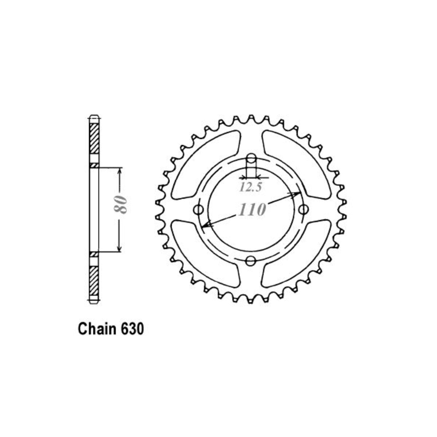 JT Rear Sprocket 333.38