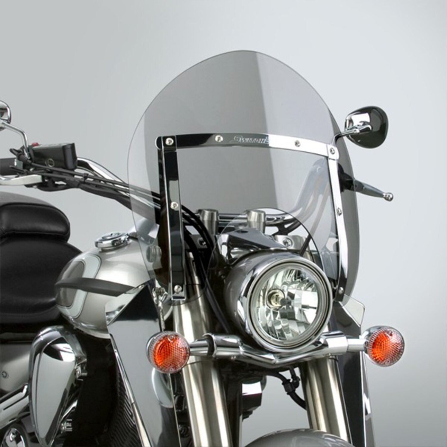 NC SwitchBlade® Quick Release Windshield Shorty® Tint, Unpainted