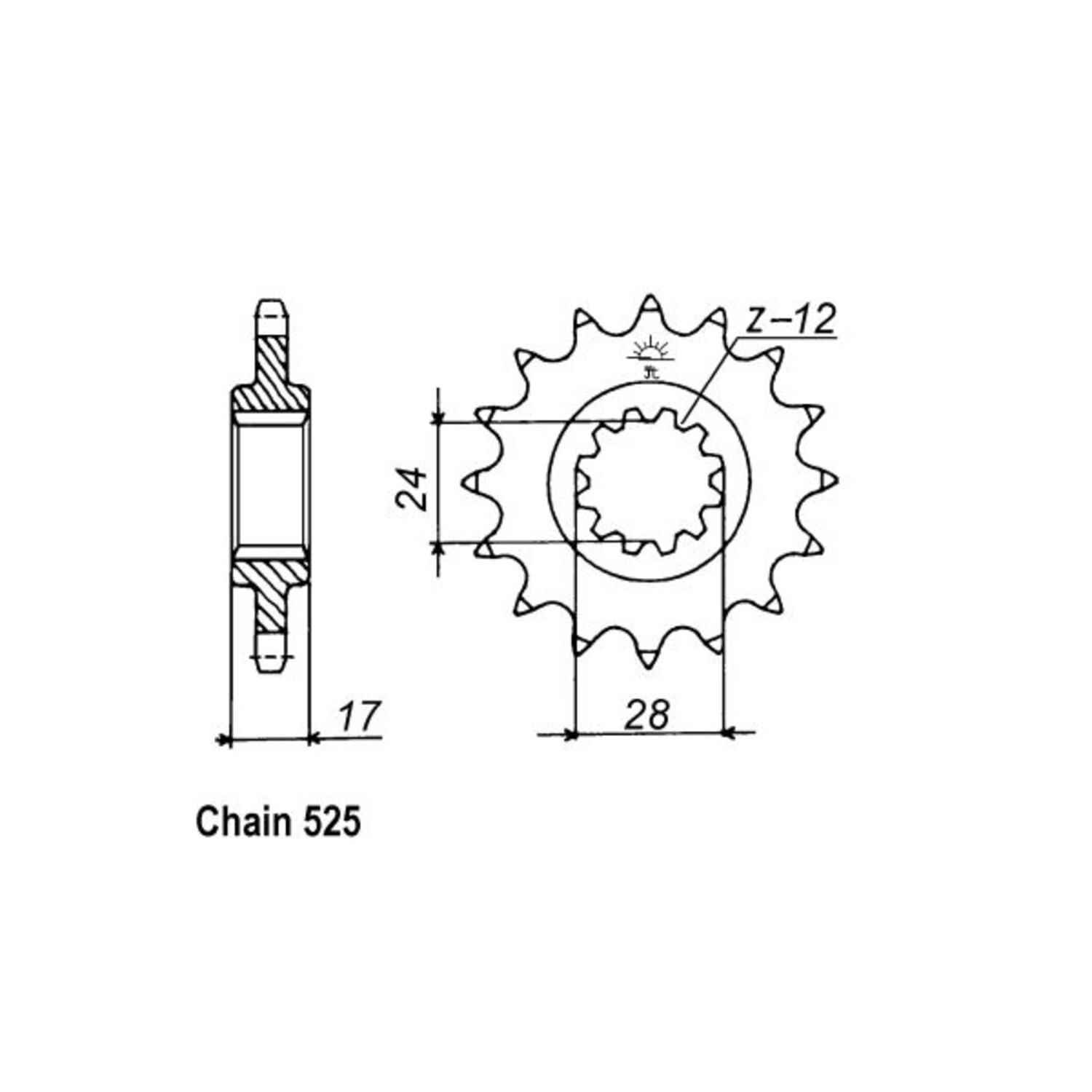 JT Front Sprocket 1371.15