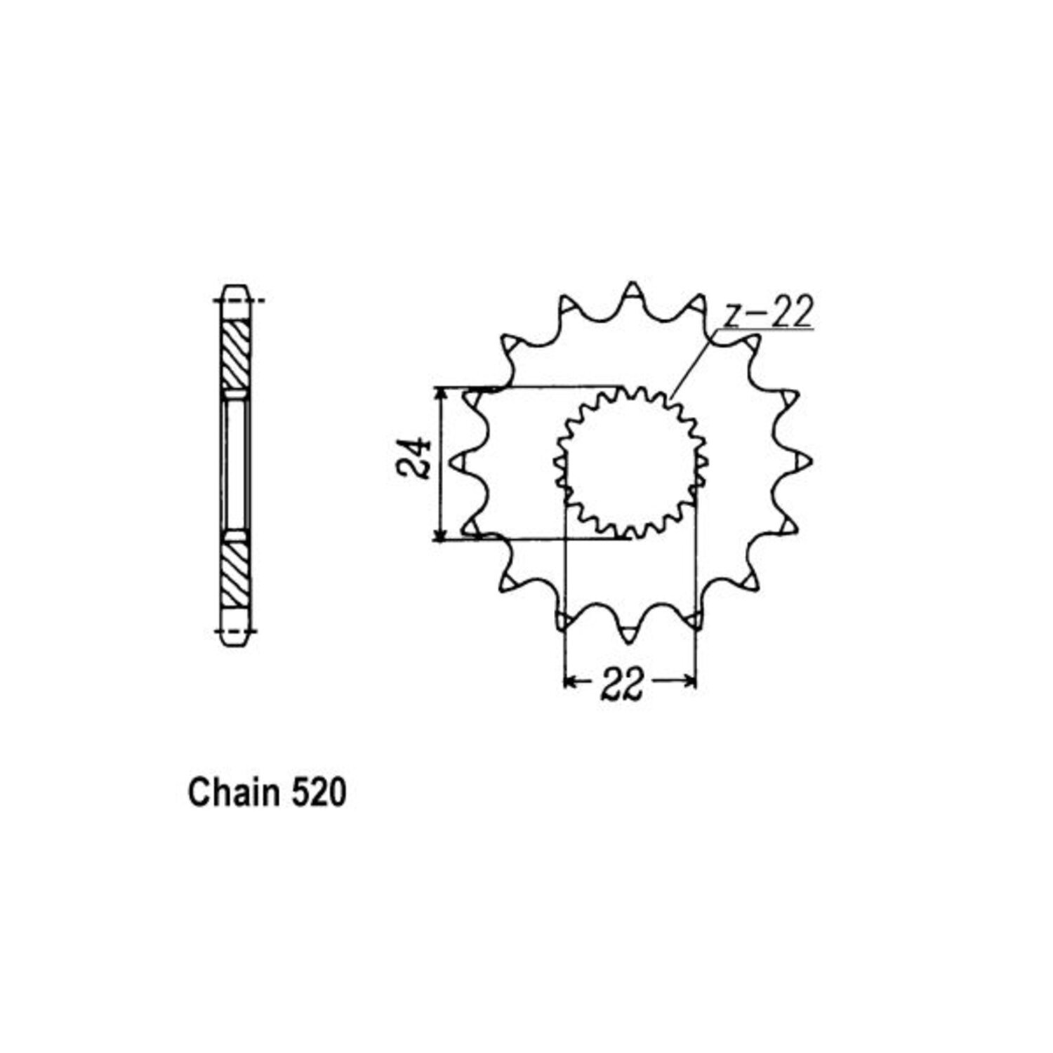 JT Front Sprocket 394.16