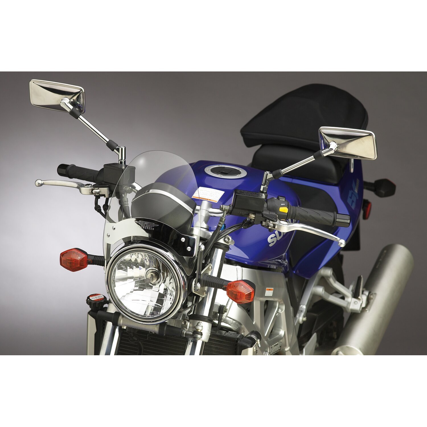 National Cycle Flyscreen® LS light tint, Silver, Chrome