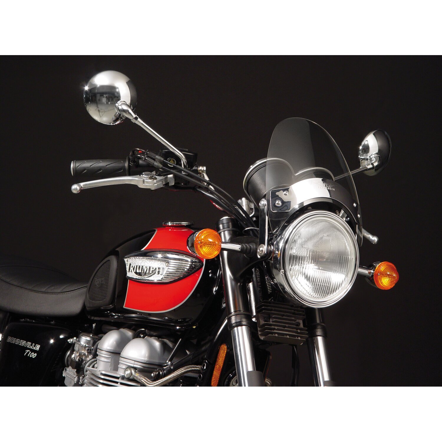 National Cycle Flyscreen® LS light tint, Silver, Chrome