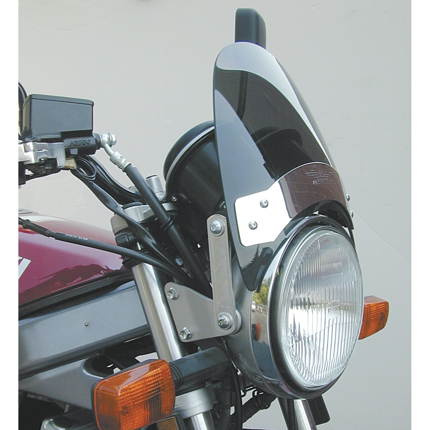 9.25 inch — National Cycle Flyscreen® LS light tint, chrome, Silver