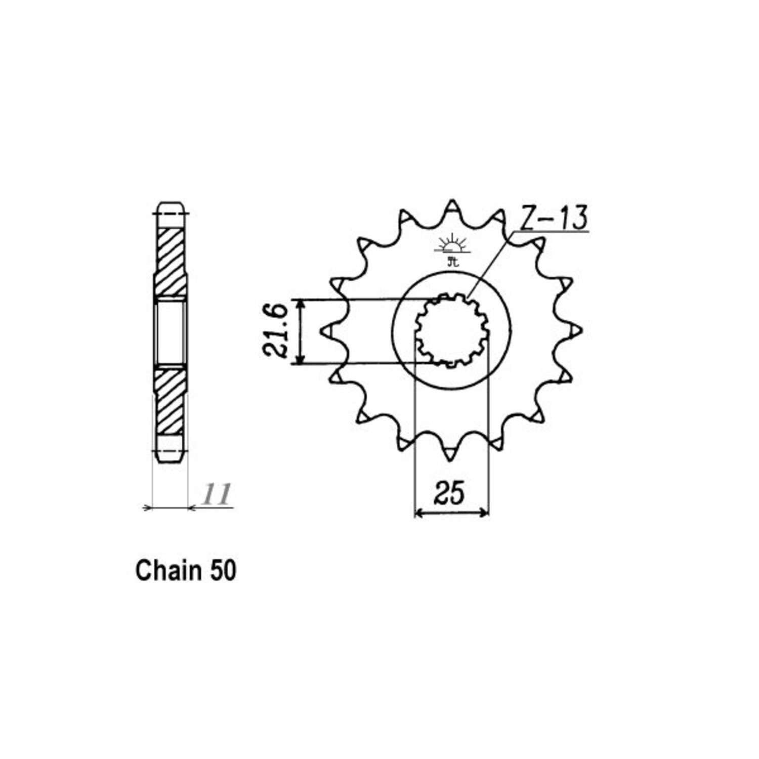 JT Front Sprocket 580.17
