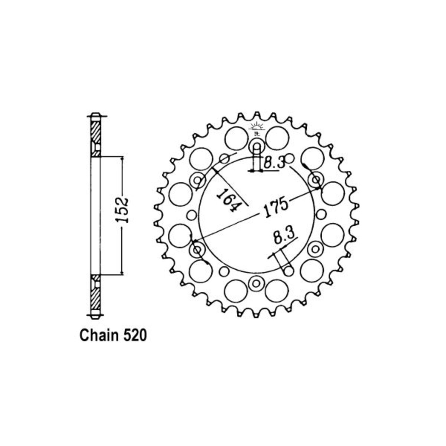 JT Rear Sprocket 853.50