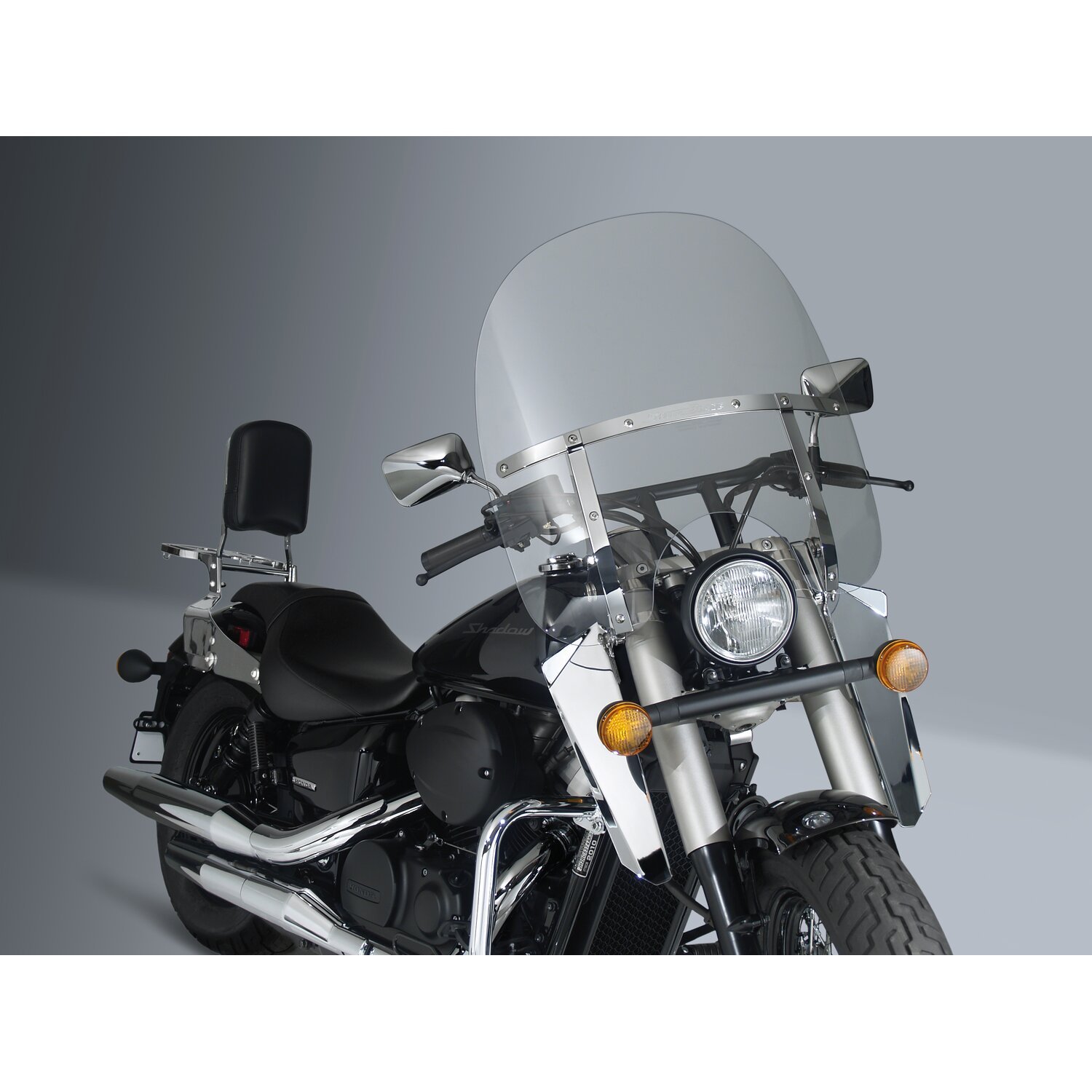 National Cycle lower deflectors, Silver, Chrome