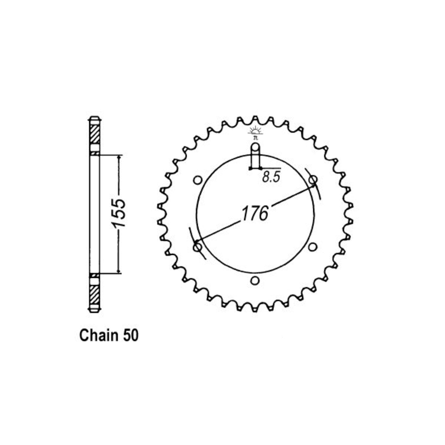 JT Rear Sprocket 2011.45