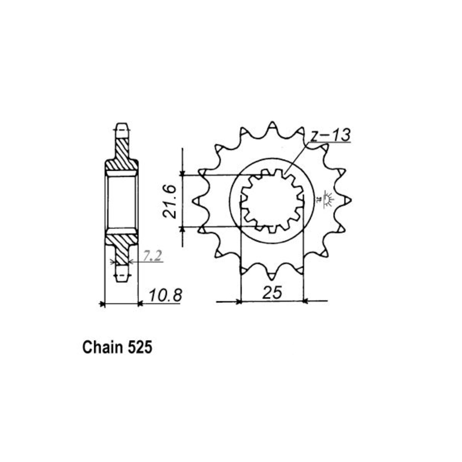 JT Front Sprocket 1586.17