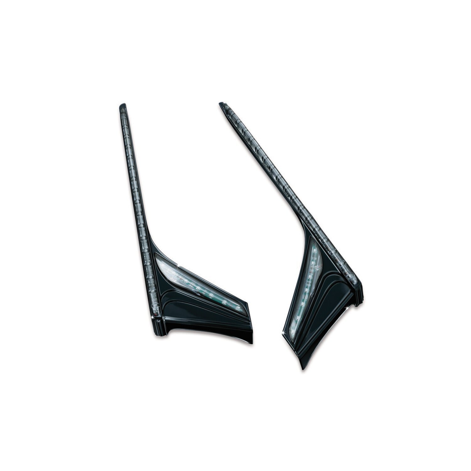 Kuryakyn, Vertical rear light strips gloss black