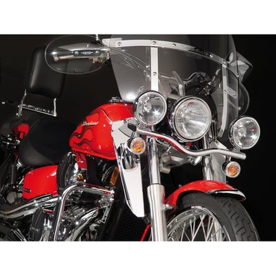 The spotlight bar is wired for activation with the headlight high beam switch, but with NC 8082594 Spotlight Bar Switch (sold separately), it can be turned off when supplemental lighting is not needed; fully assembled and wired for easy installation.